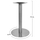 Bazament tavoline Base HM412, inox 304, 45x72 cm, argjendtë