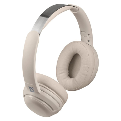 Kufje Bluetooth Defender Freemotion B475 ANC, over ear, me mikrofon, beige