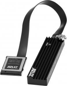 Adapter karte memorie Zitay CS-305, nga CFexpress Type B në M.2 NVMe SSD, ngjyrë e zezë