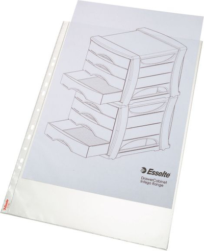 Futllama dokumentesh Esselte A3, orientim vertikal, set 10 copë, transparente