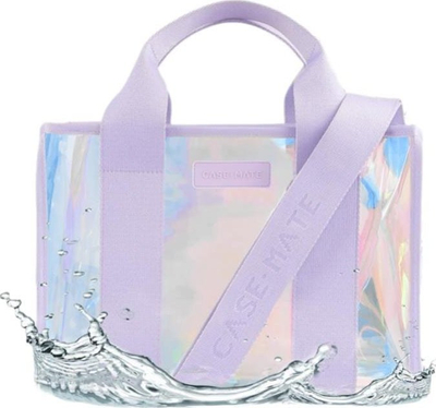 Çantë tote Soap Bubble Zip Tote, rrip crossbody, rezistente ndaj ujit, shumëngjyrëshe