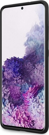 Mbështjellës telefoni Ferrari FESSIHCS67BK, për Samsung Galaxy S20 Plus, silikon, i zi
