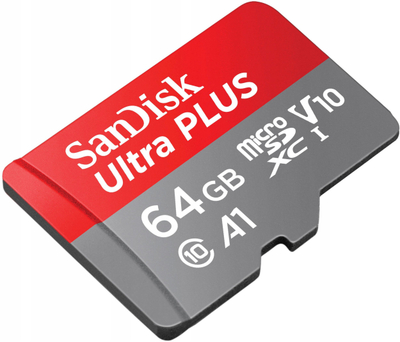Мемориска картичка SanDisk Ultra microSDXC, 64GB, Class 10, со адаптер