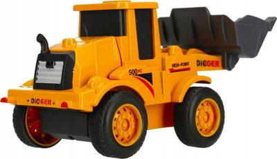 Lodër buldozer metali MEGA CREATIVE 482700, 15 cm, me pull back, shumëngjyrësh