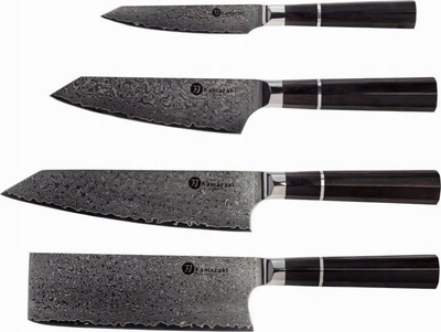 Set thikash KAMAZAKI KZI002SET, çelik Damask, me qëndrim