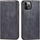Kuti telefoni Hurtel Magnet Fancy për iPhone 12 Pro, tip libër, me portofol, gri e errët