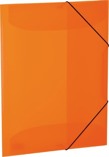 Dosje portfolio HERMA 19697 A3, set 3 copë, plastikë e qëndrueshme, portokalli neon transparente