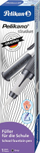 Stilolaps shishe Pelikan Pelikano Structure P481 L, për shkollë, për dorën e djathtë, gri
