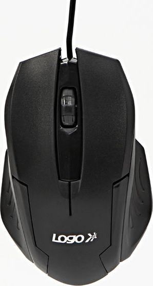 Maus Logo Shape, me kabllo, USB, i zi