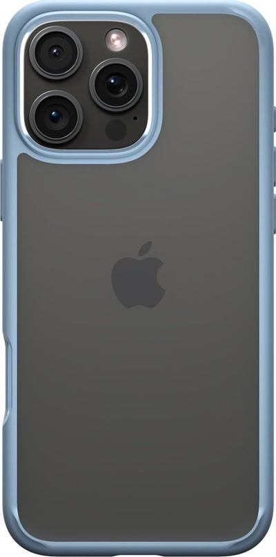 Futrollë telefoni Spigen Crystal Hybrid, për iPhone 16 Pro Max 6.9", transparente, blu sierra