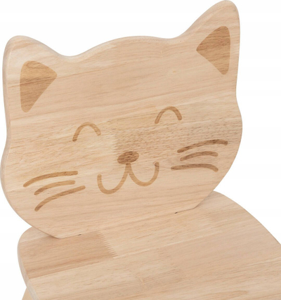Karrige për kalamoj Atmosphera Cat Pia, dru rubberwood, ngjyr natyrale