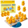 Lojë ekuilibri Lean Toys Balancing Ducklings, lojë tavoline edukative, plastik, e verdhë
