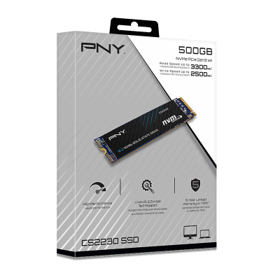 SSD PNY CS2230, 500GB, M.2 2280, NVMe PCIe 3.0 x4