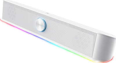 Soundbar Trust GXT 619W Thorne, me kabllo, USB, i bardhë