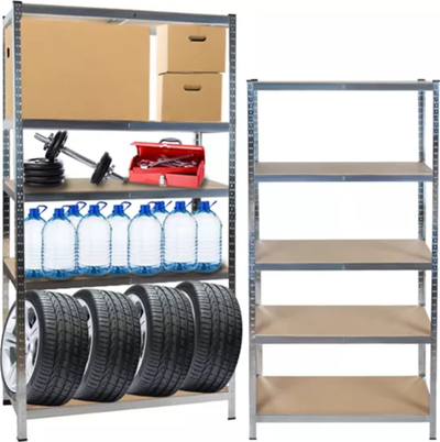 Raft magazinimi Malatec 23766, 220x100x45 cm, çelik i galvanizum, gri