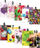 Etiketa dhuratash “Heartfelt Gift Tags”, set me 10 copë, me figura shumëngjyrëshe