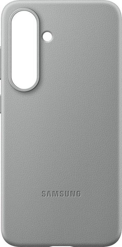 Mbulesë Samsung Kindsuit për Galaxy S25+, lëkurë sintetike, gri