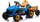 Traktor elektrik lodër ND2419778 BBH-030, me bateri rikarikueshme, 5 km/h, blu