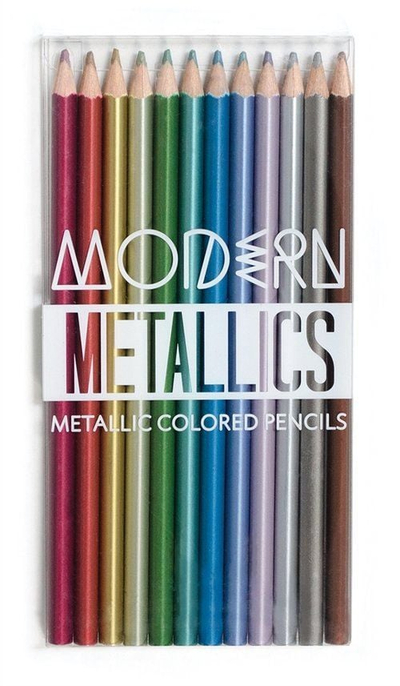 Laps ngjyrues Ooly Modern Metallics, me efekt metalik, shumëngjyrësh