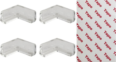 Set mbrojtëse cepash për mobilje Vergionic, 20 copë, silikon transparent