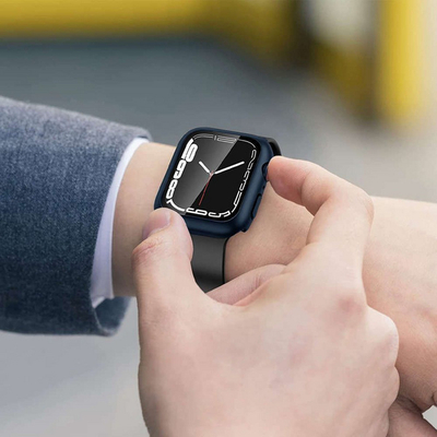 Mbrojtëse Alogy për Apple Watch 4/5/6/SE, e kaltër e errët