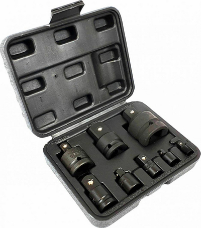 Set adaptorësh goditës Impact Reducer, 8 pjesë, 1/4" deri 1", metalik