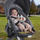 Lodër sensorike Fisher-Price Clack and Quack Goose, për foshnje 3+, me unaza shumëteksturore, e bardhë