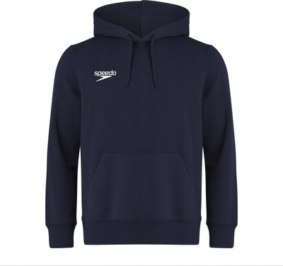 Bluzë me kapuç për burra Speedo Club Hoody AM, pambuk, XXL, blu navy