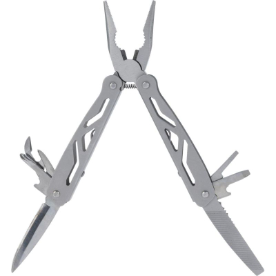 Multimjet kampingu Redcliffs Pliers, 13 funksione, çelik inox, ngjyrë argjendi