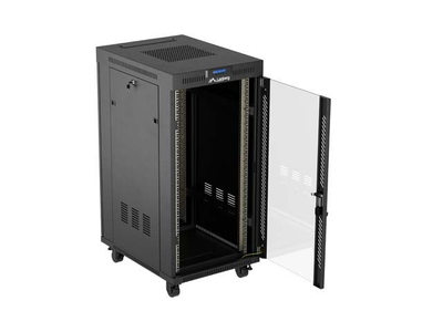 Kabinet serverik Lanberg FF01 19", 24U, 600x800 mm, i zi