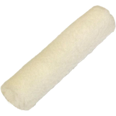 Rul boje me velur, refill 11cm, i bardhë