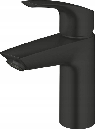 Rubinet lavamani Grohe Eurosmart S-Size, 1 vrimë, grykë 16.9 cm, mat i zi