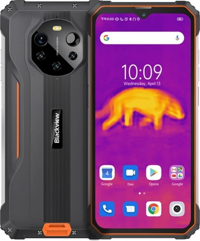 Telefon Blackview BL8800 Pro 5G, 8GB/128GB, i zi/portokalli