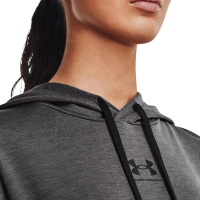 Bluza me kapuç Under Armour Rival Terry W 1369855, për femra, grafit