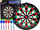 Tabelë darts Leantoys Magnetic Darts Target, magnetike, për fëmijë dhe të rritur, shumëngjyrëshe