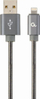 Kabllo Gembird USB-A në Lightning, 1m, e hirtë