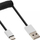 Kabllo USB InLine 35876, USB A në USB C, 0.5 m, e zezë