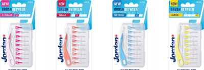 Fije ndërdentare Jordan Cleaners IDB, 0.7mm, set 10 copë, të verdha