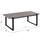 Tavolinë për kafe Shaben 120x60x46Hcm (HM9585.02), gri/ zezë