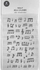 Ngjitëse zbukuruese Suatelier Music Notes, PVC, 10x19 cm, shumëngjyrëshe
