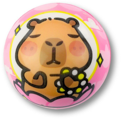 Top lodër Capybara Foam Bouncing Ball, 6.5 cm, shumëngjyrësh