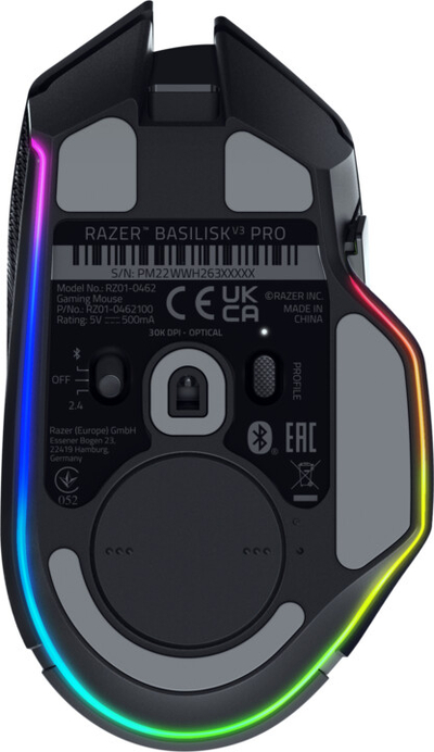 Maus Razer Basilisk V3 Pro, i zi