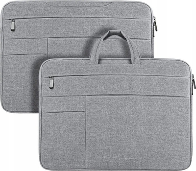 Çantë laptopi Dux Ducis LBTC, 15.5-16", poliester, gri e çelët