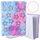 Fletore Lean A5, kapak plush, multicolor