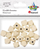 Rruaza druri Titanum Wooden Beads, kube 10x10 mm, set 20 copë, ngjyrë natyrale