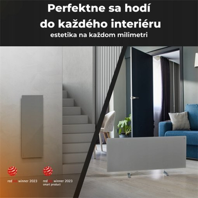 Ngrohës paneli AENO Premium Eco AGH0005S, smart, i zi