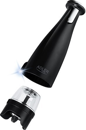 Bluarës elektrik për erëza Adler AD 4449b, set 3 në 1, rikarikues USB C, i zi mat