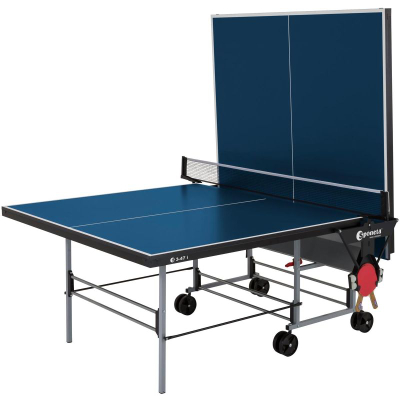 Tavolinë pingpongu Sponeta Sportline Rollaway S3-47i, për mrena, 19mm, blu