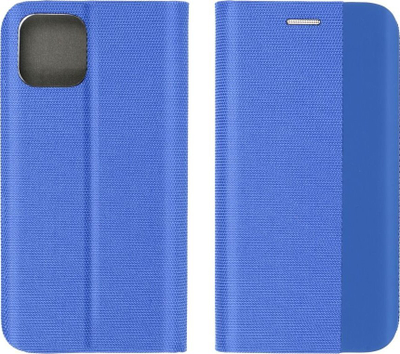 Këllëf libri OEM Sensitive për Samsung Galaxy A54 5G, me magnet, me mbajtëse, blu