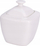 Set porcelani për qumësht dhe sheqer, 2 pjesë, i bardhë